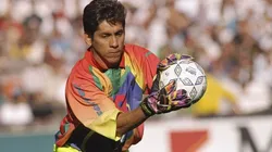 Jorge Campos, Mexico goalkeeper during the 90's.