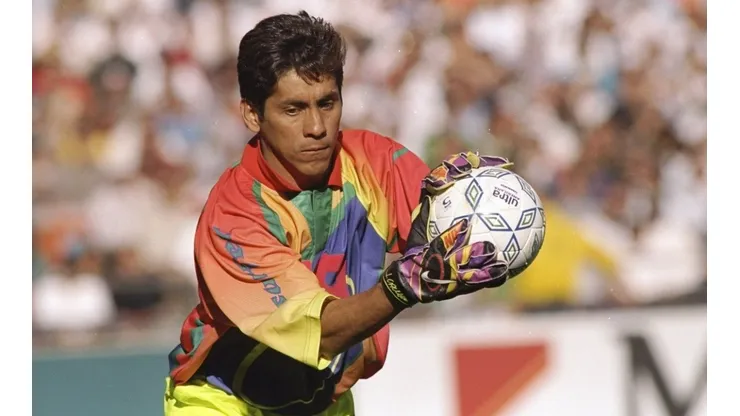 Jorge Campos, Mexico goalkeeper during the 90's.