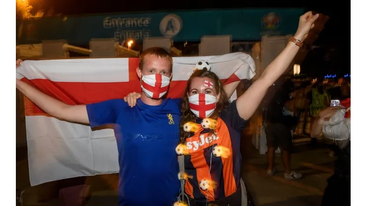 England fans during the 2020 UEFA Euro.