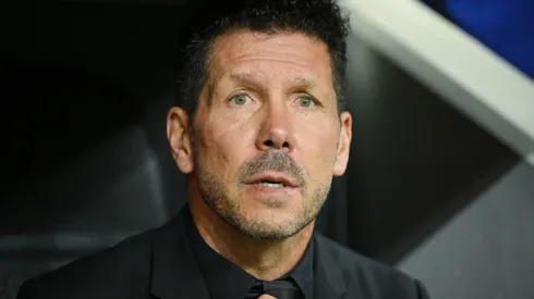 Manager Simeone of Atletico Madrid