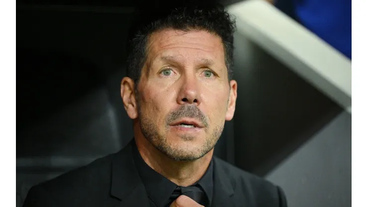 Manager Simeone of Atletico Madrid