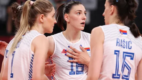 Tijana Boskovic of Team Serbia