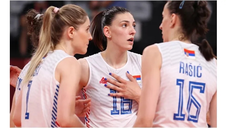 Tijana Boskovic of Team Serbia