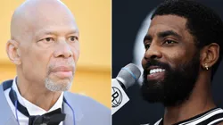 Kareem Abdul-Jabbar (left) & Kyrie Irving