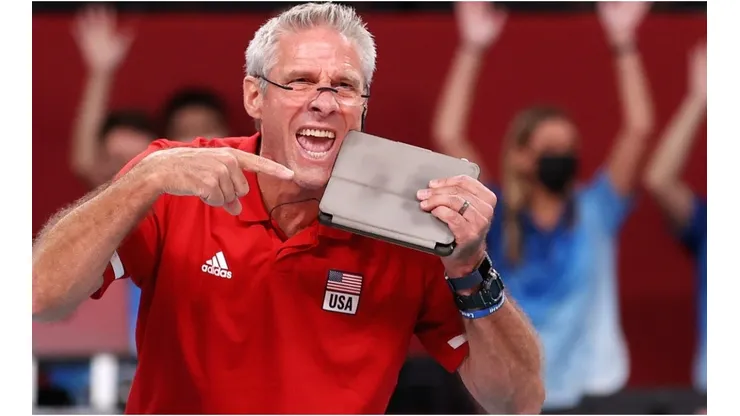 Head Coach Karch Kiraly of Team United States
