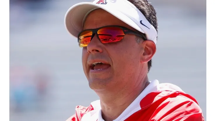 Head coach Jedd Fisch of the Arizona Wildcats