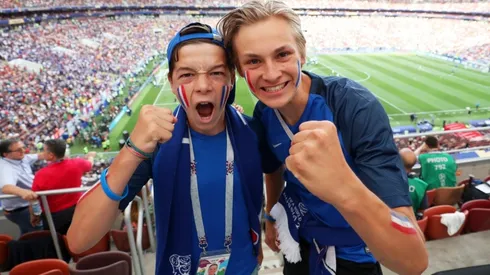 France fans during Russia 2018 FIFA World Cup final.