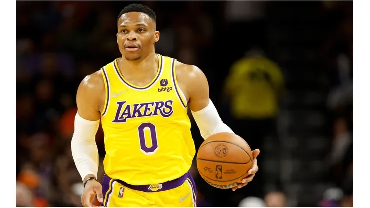 Russell Westbrook of the Los Angeles Lakers