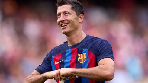 Robert Lewandowski of FC Barcelona.