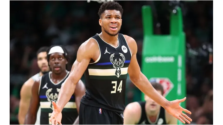 Giannis Antetokounmpo of the Milwaukee Bucks