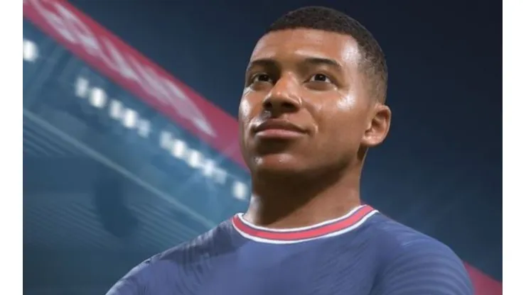 Kylian Mbappe in EA Sports FIFA.