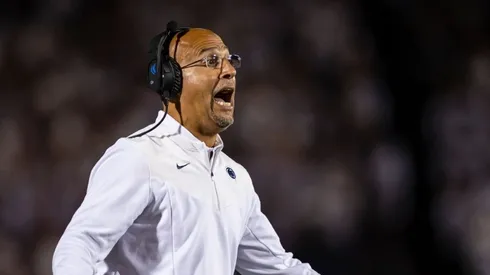 Head coach James Franklin of the Penn State Nittany Lions