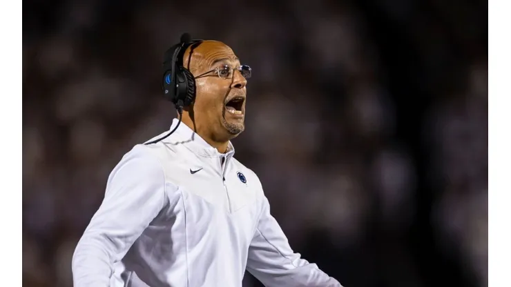 Head coach James Franklin of the Penn State Nittany Lions
