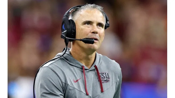 Head coach Mike Norvell of the Florida State Seminoles