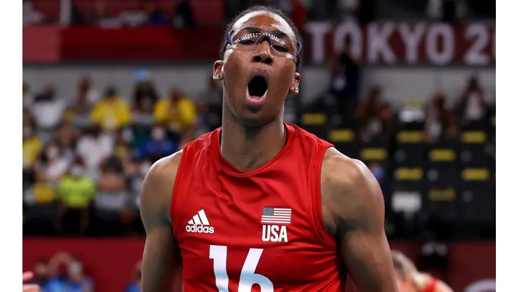 Foluke Akinradewo of the United States