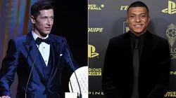 Robert Lewandowski (left) and Kylian Mbappe.