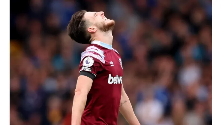 Declan Rice, West Ham, Premier League 2022-23.
