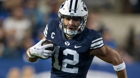 Puka Nacua of the Brigham Young Cougars