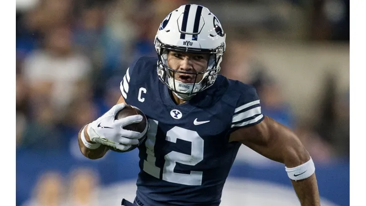 Puka Nacua of the Brigham Young Cougars