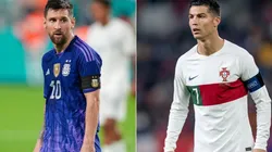 Lionel Messi (left) and Cristiano Ronaldo.