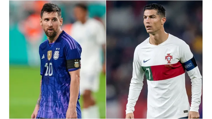 Lionel Messi (left) and Cristiano Ronaldo.