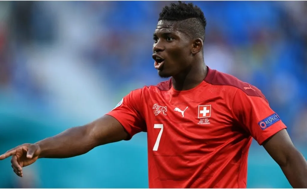 Breel Embolo of Switzerland