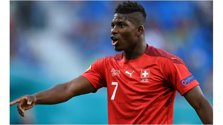 Breel Embolo of Switzerland