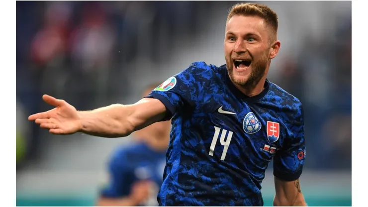 Milan Skriniar of Slovakia
