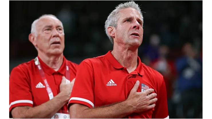 Head Coach Karch Kiraly of Team United States