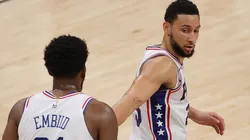 Ben Simmons and Joel Embiid