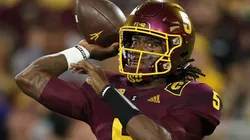 Emory Jones of the Arizona State Sun Devils