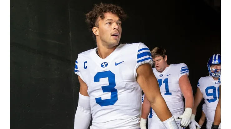 Jaren Hall of the Brigham Young Cougars
