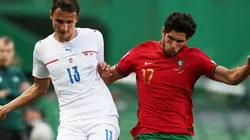 Ales Mateju of Czech Republic and Goncalo Guedes of Portugal