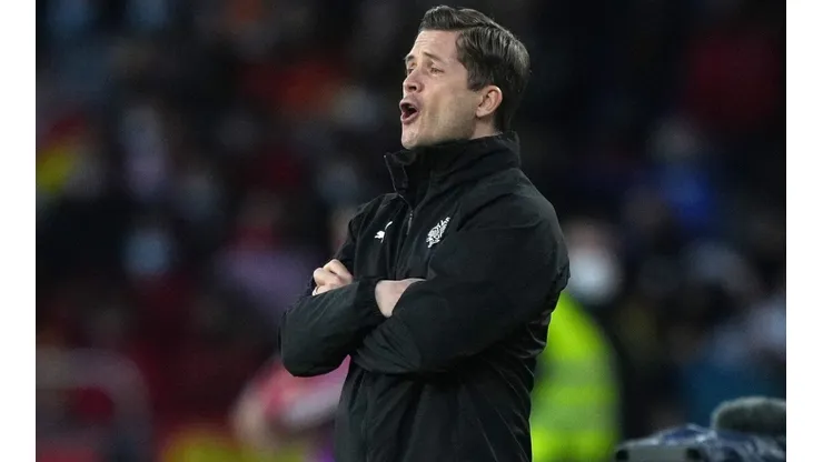 Iceland head coach Arnar Vidarsson.