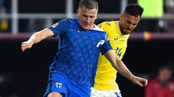 Robin Lod of Finland and Marius Marin of Romania