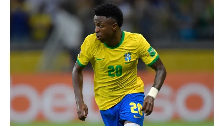 Vinicius Jr. in action for Brazil.