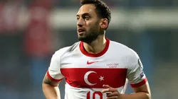 Hakan Calhanoglu of Turkey