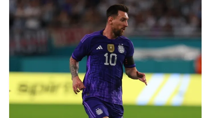 Lionel Messi in action during Argentina's win over Honduras.