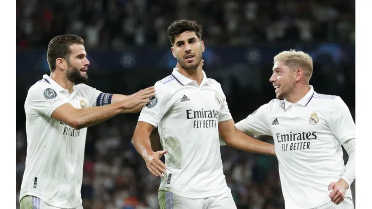 Nacho, Marco Asensio, Federico Valverde (Real Madrid)