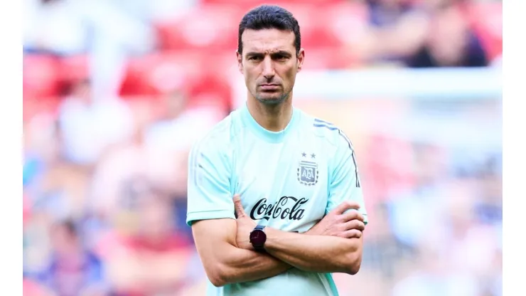 Argentina national team head coach Lionel Scaloni.