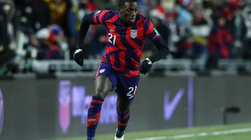 Timothy Weah of the United States