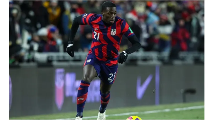 Timothy Weah of the United States