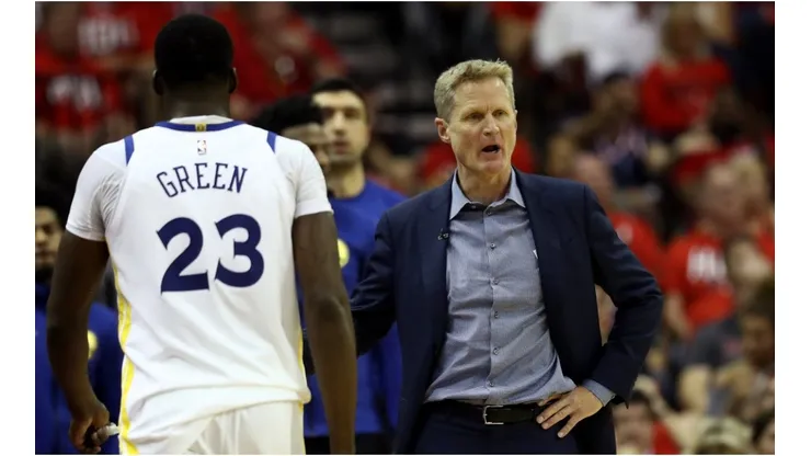 Draymond Green and Steve Kerr