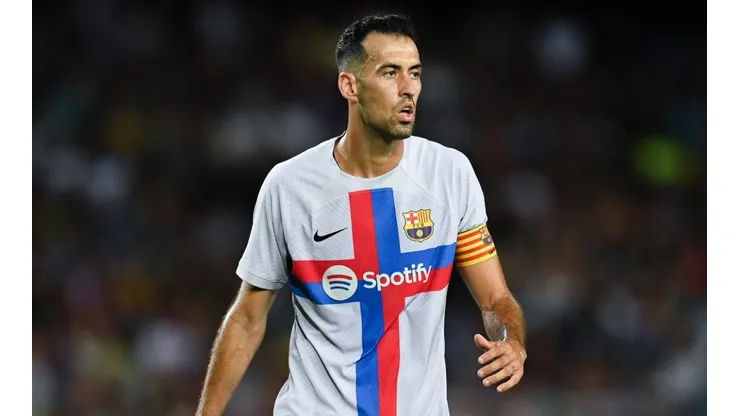 Sergio Busquets' contract with Barcelona runs out at the end of the season.