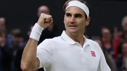 Roger Federer of Switzerland