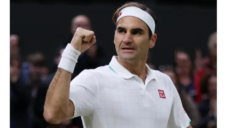 Roger Federer of Switzerland