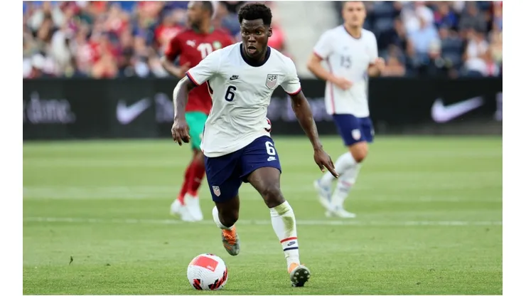 Yunus Musah of the United States