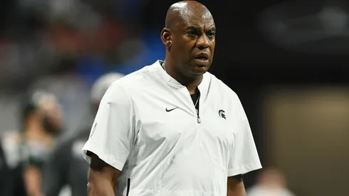 Head coach Mel Tucker of the Michigan State Spartans