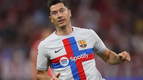 Robert Lewandowski of FC Barcelona
