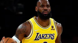 LeBron James of the Los Angeles Lakers